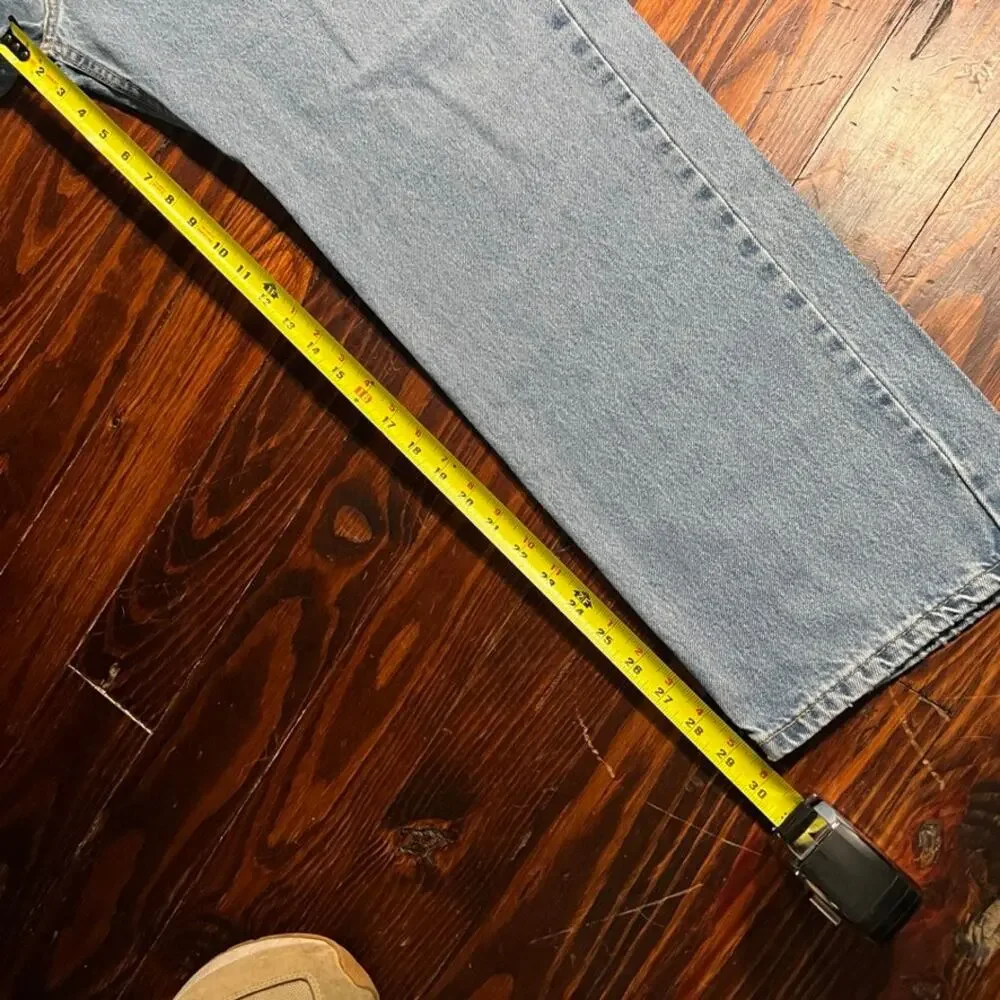 Levi's 42x30 Y2K 505 Jeans Light Wash Straight